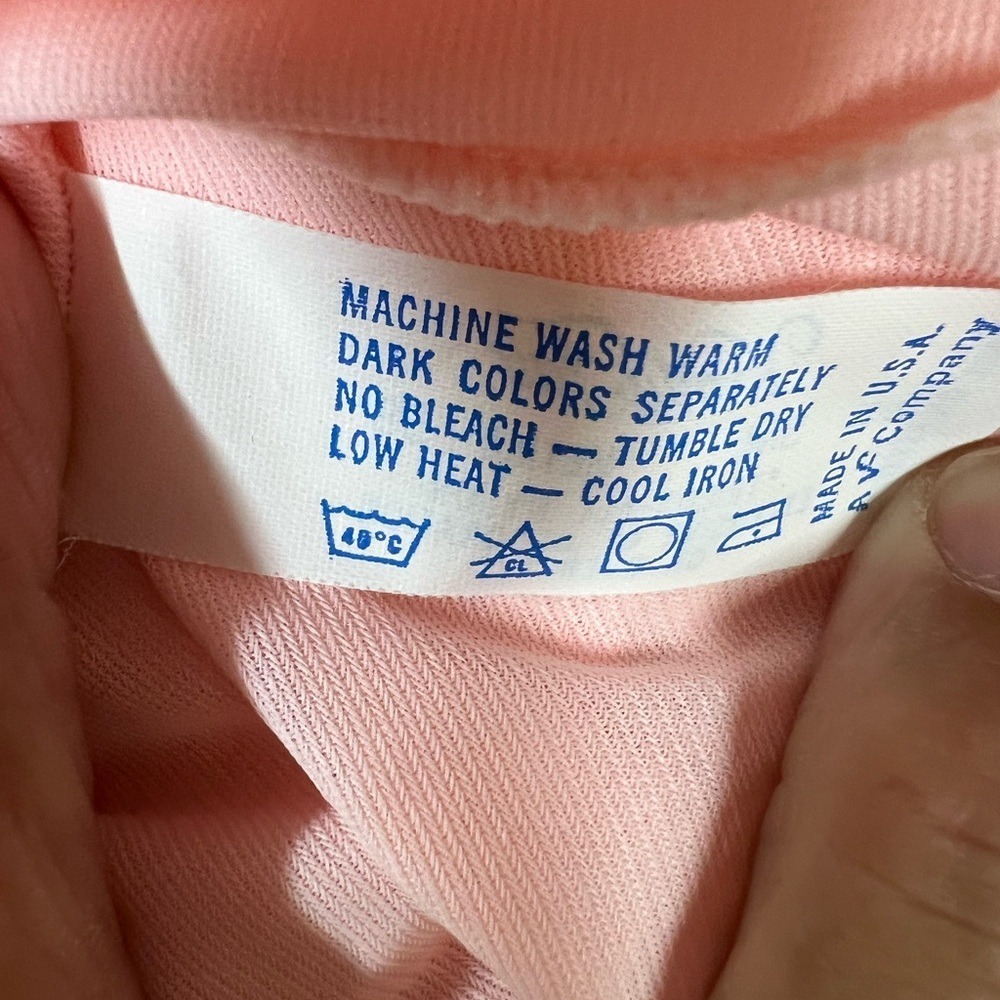 Vintage Pink Vanity Fair Nightgown Embroidered Women's Small Nylon Made In USA - Picture 5 of 8